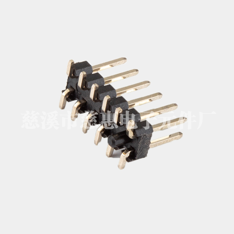 保定PH2.54-2x6P高低PIN-带单柱排针 SMT